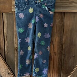 Garanimals Blue Jeans with Colorful Floral Print